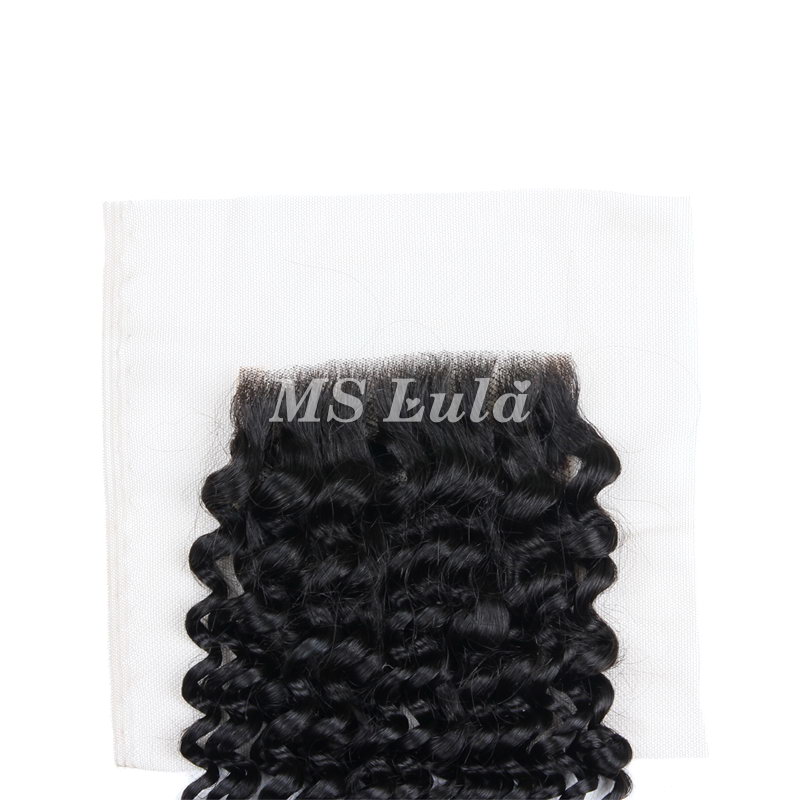 12A Italy Roman Curl 4X4 Medium Brown Lace Closure - 图片 4